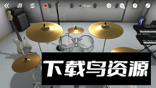 X Drum最新版(手机模拟真实架子鼓)最新版截图3