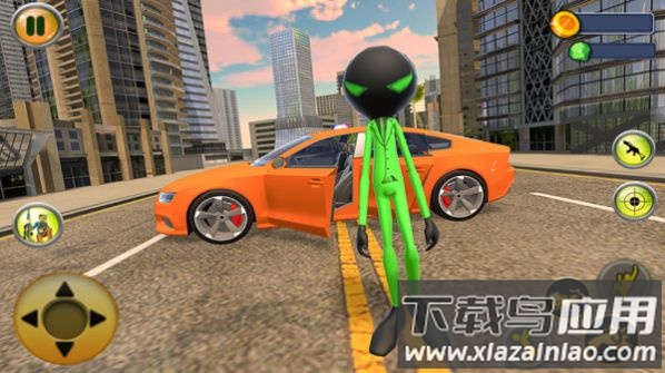 绿火柴人绳索英雄游戏下载安装最新版截图1