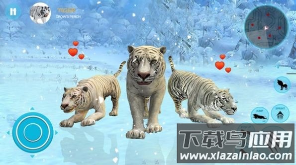 野生白虎家庭模拟(Wild White Tiger Family Sim)最新版截图1