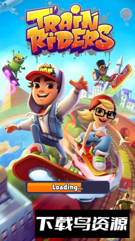 地铁跑酷火车骑士版本(Train Riders)截图1