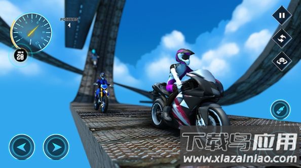 超级坡道摩托车比赛Mega Ramp Bike Race游戏最新版截图1
