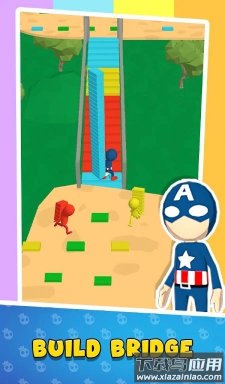 桥梁冲刺竞赛Bridge Race最新版截图3