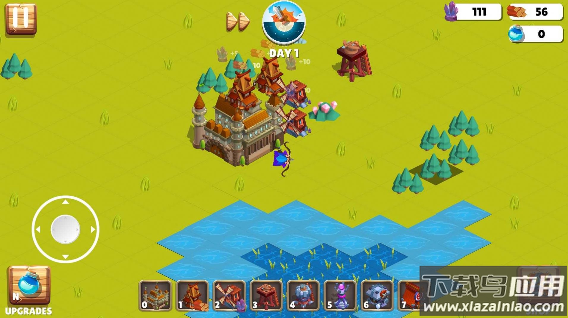 夜幕降临僵尸入侵游戏最新版截图1