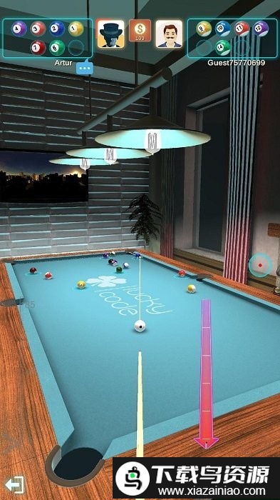 台球与技巧游戏截图2