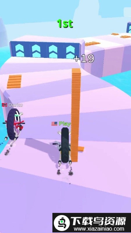 独轮车比赛游戏截图3