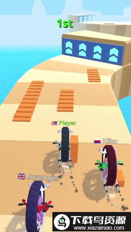 独轮车比赛游戏截图4