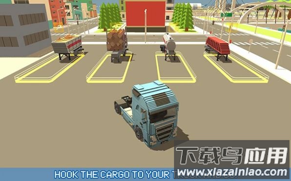 像素卡车城市运输Blocky Truck Urban Transport游戏最新版截图2