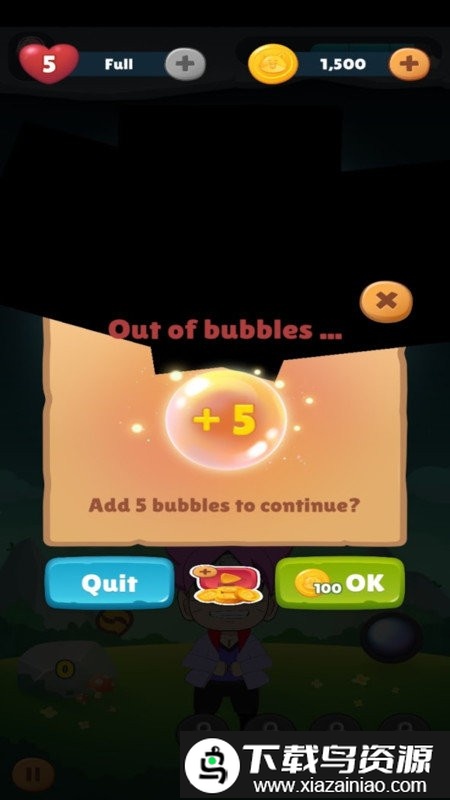 忍者泡泡射击游戏最新版截图1