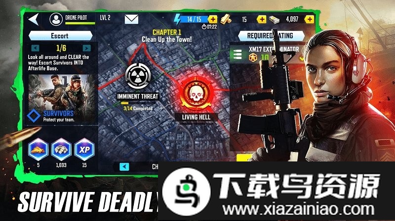 无人机暗影打击4游戏(无人机4僵尸打击)最新版截图2