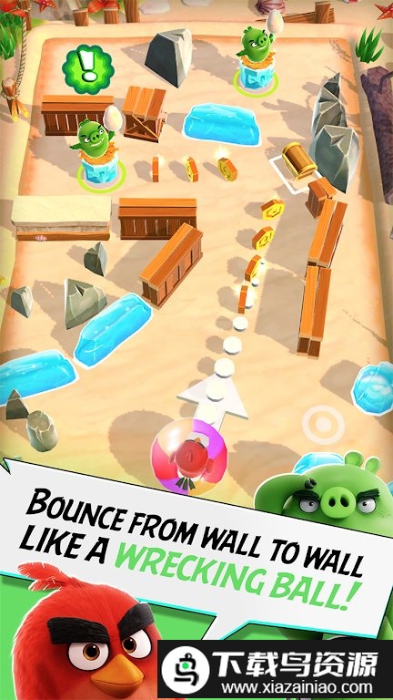 愤怒的小鸟行动游戏(Angry Birds Action)最新版截图1