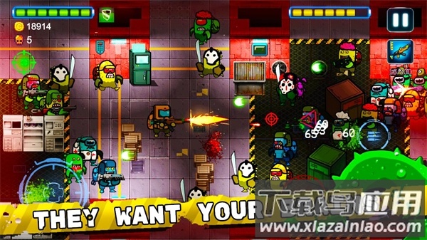 太空僵尸射手中文版下载安装(Zombie In Space)截图1