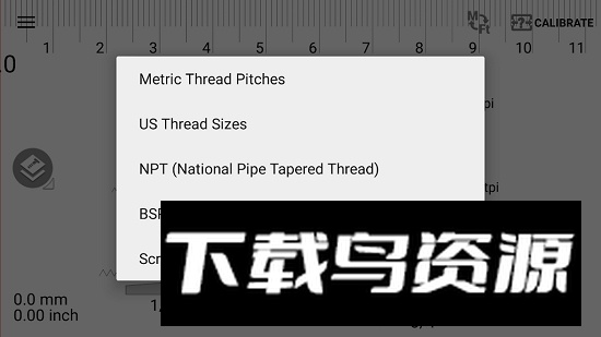 Thread Pitch螺丝螺栓间距测量工具手机版截图5
