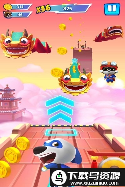 汤姆猫英雄跑酷圣诞版原版截图3