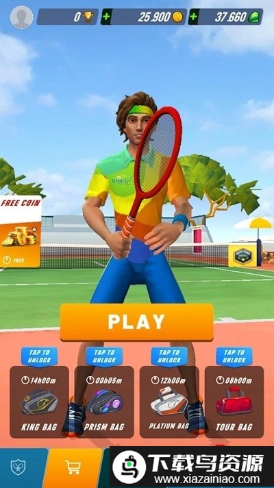 网球竞技达人手游(Tennis Clash 3D)截图1