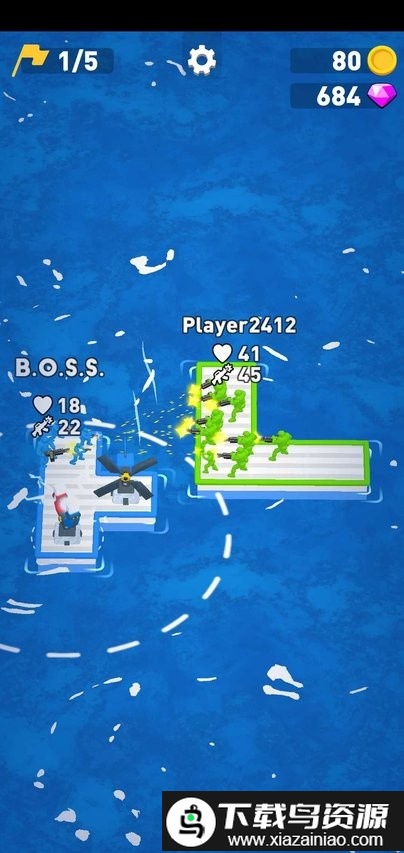 筏战疯狂海战免费版(War of Rafts)最新版截图3