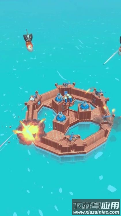 木筏海岛手游下载(Raft Pirate)截图2