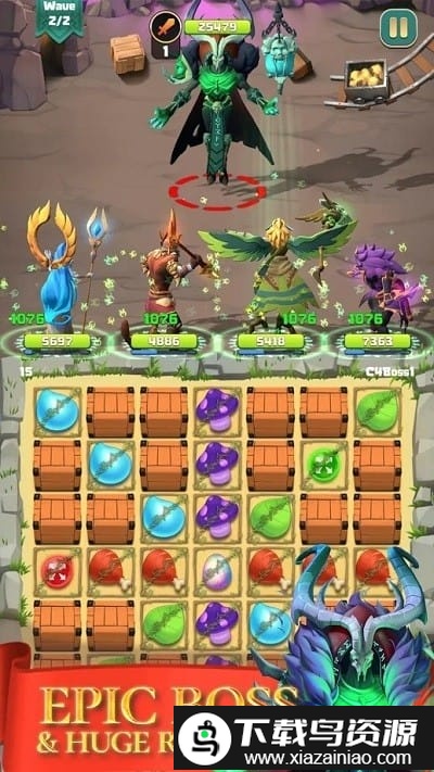 幻想rpg消除最新版(Match & Slash)最新版截图2