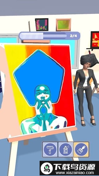 模板艺术家游戏(stencil artist)