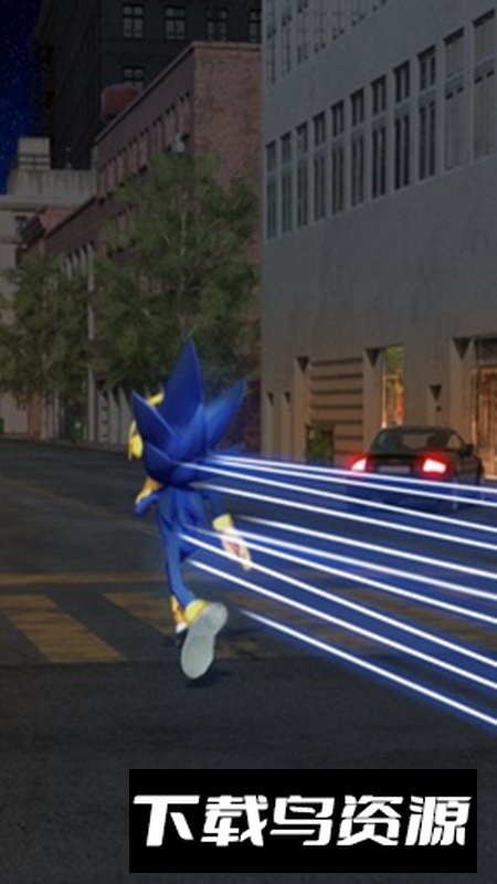 超级刺猬英雄蓝色怪物绳索游戏安卓版截图2