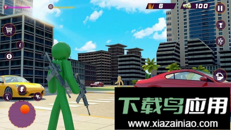 火柴人城市英雄手游截图2