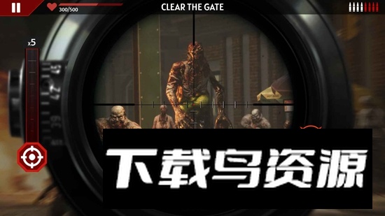 Sniper Zombie 3D狙击僵尸2无限金币钻石版截图1