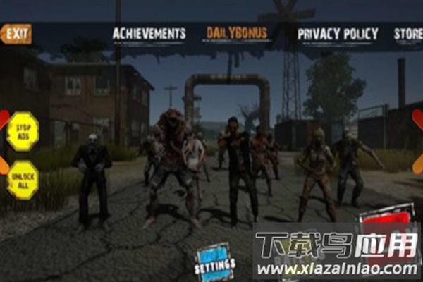 僵尸战争生存射击Zombie War Survival Shooter截图1