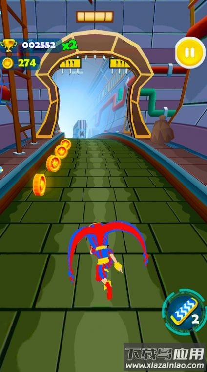 马戏团飞人跑酷Circus Pomni Runner截图1