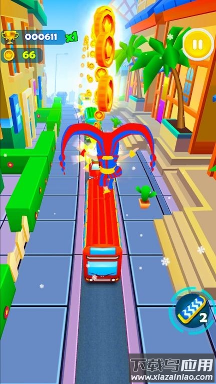 马戏团飞人跑酷Circus Pomni Runner截图2