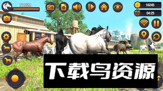 虚拟野马家庭模拟器手机版(Virtual Wild Horse Family Sim)截图3