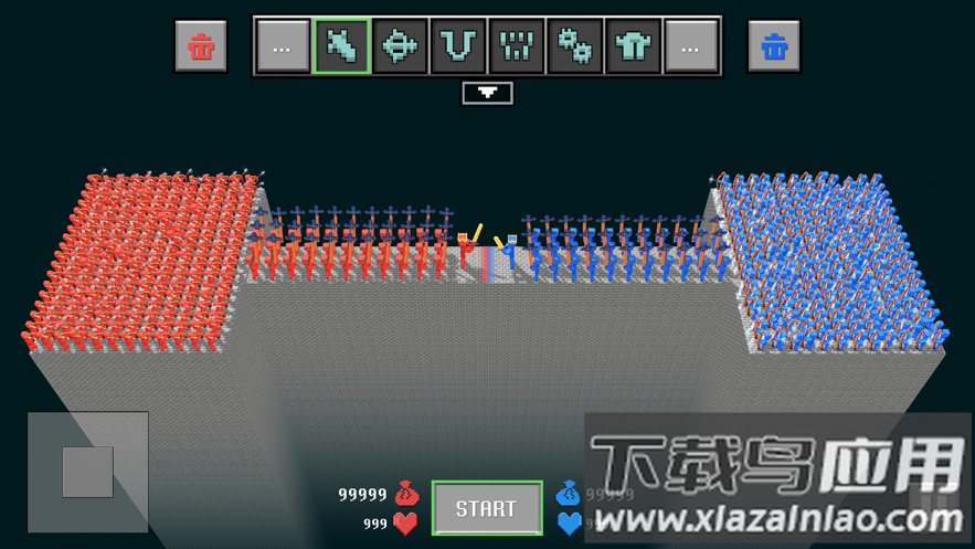 块状布娃娃之战(Blocky Ragdoll Battle)最新版截图1