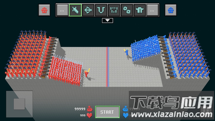 块状布娃娃之战(Blocky Ragdoll Battle)最新版截图3