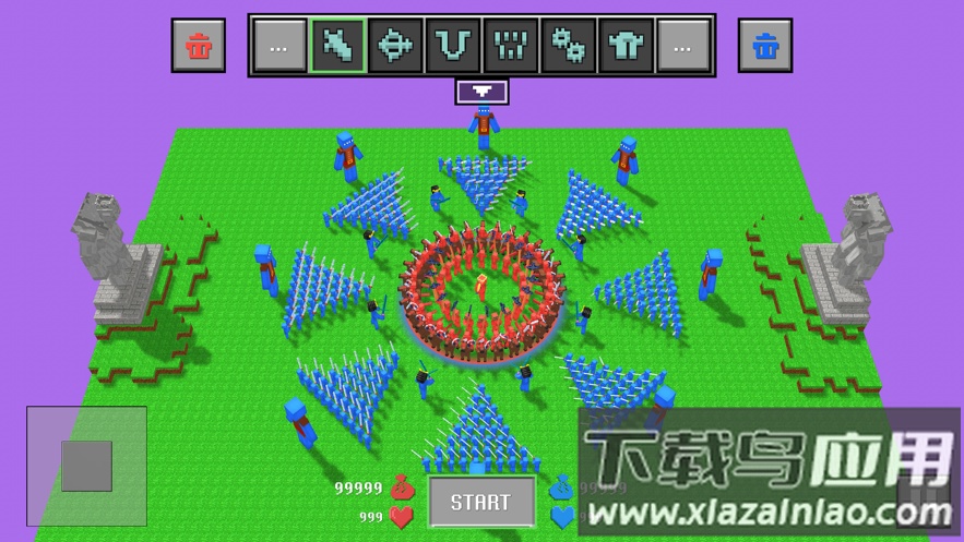 块状布娃娃之战(Blocky Ragdoll Battle)最新版截图4