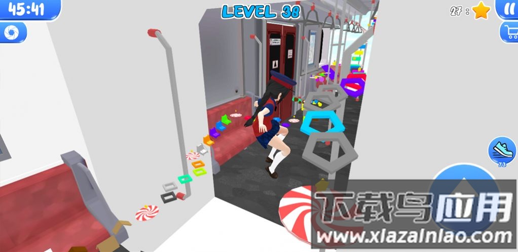 逃生樱花高中火车游戏(Escape Train Obby Parkours)最新版截图2