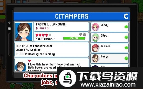 爱情和生活模拟RPG(Citampi Stories)最新版截图3
