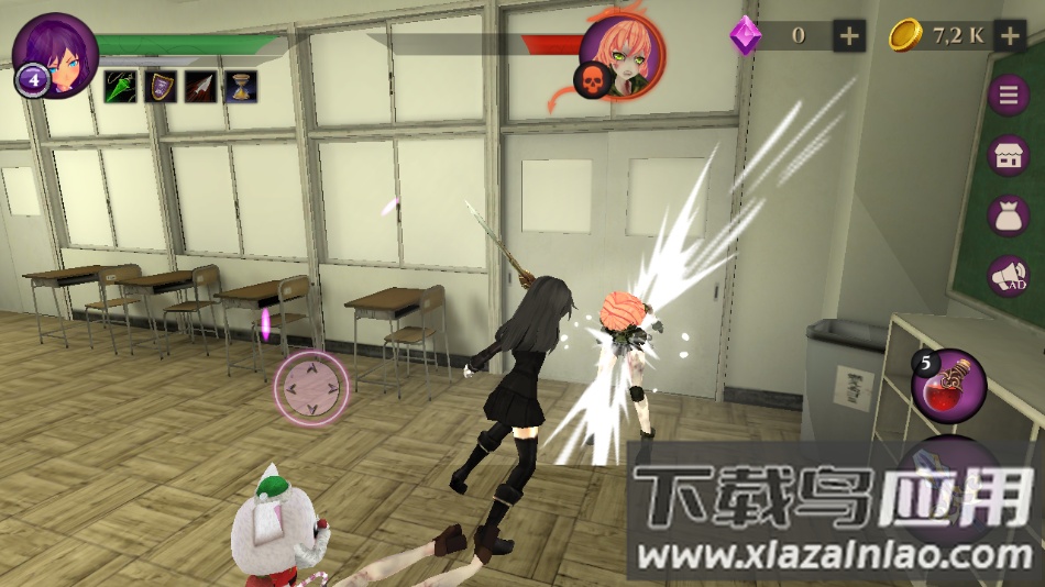 动漫高中僵尸模拟器手机版（Anime High School Zombie）截图1