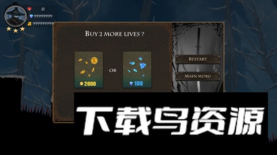 Ninja Arashi 2(忍者岚2无限钻石金币版)截图6