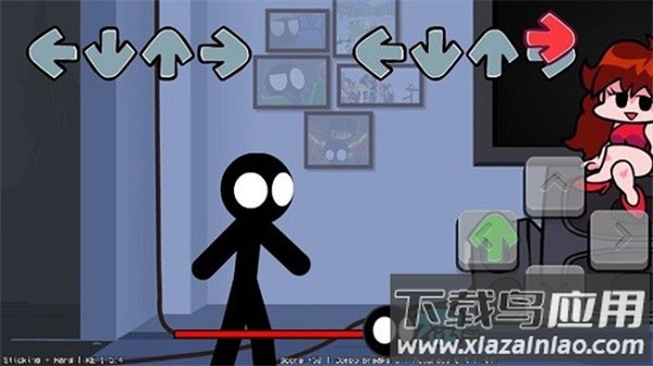 周五夜放克火柴人小黑模组下载(Stickman Vs Friday Night Funkin)截图