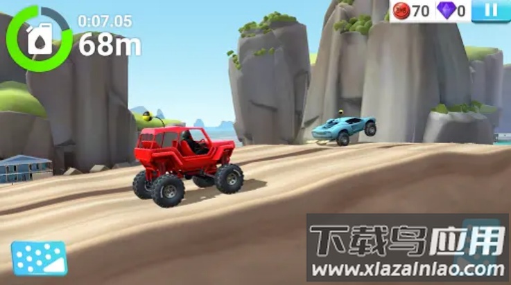MMX爬坡赛车2游戏(Hill Dash 2)截图1