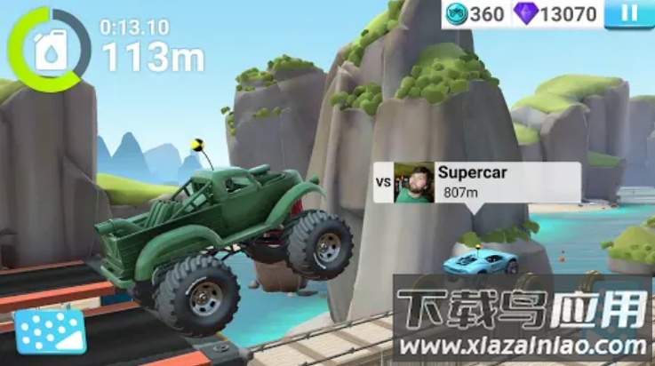 MMX爬坡赛车2游戏(Hill Dash 2)截图4