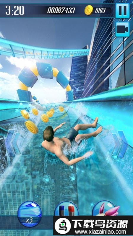 惊险水滑梯游戏截图3