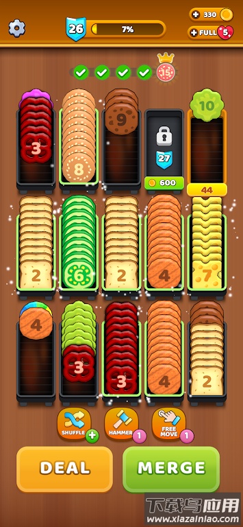 库克排序小游戏(Cook Sort)最新版截图1