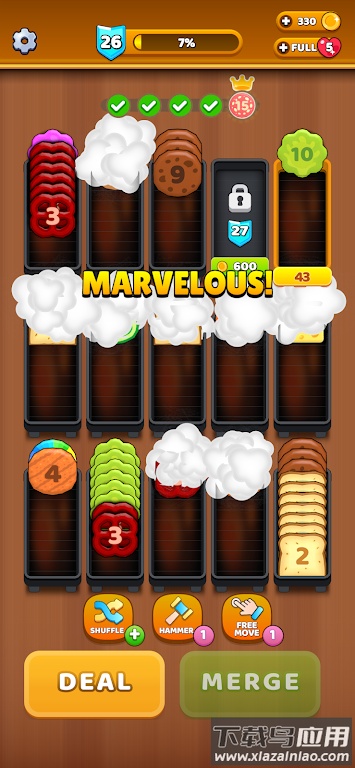 库克排序小游戏(Cook Sort)最新版截图3