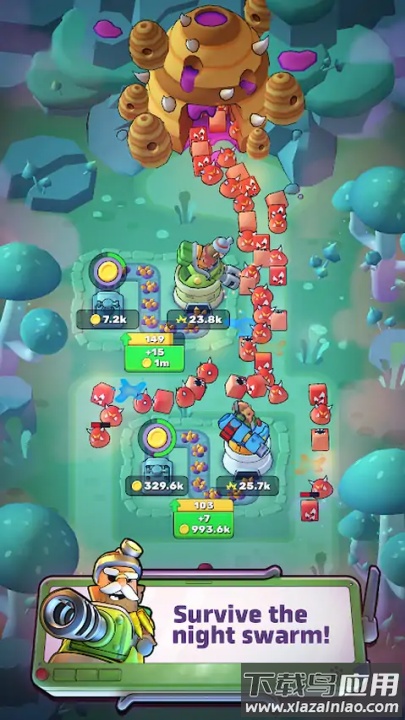 贪婪的防御者放置塔防游戏(婪的防御者：放置塔防安装器)截图3