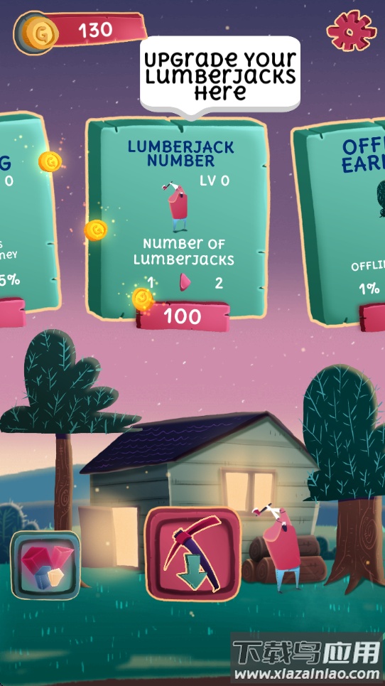 森林采矿竞赛游戏(Forest Mining Race)最新版截图1