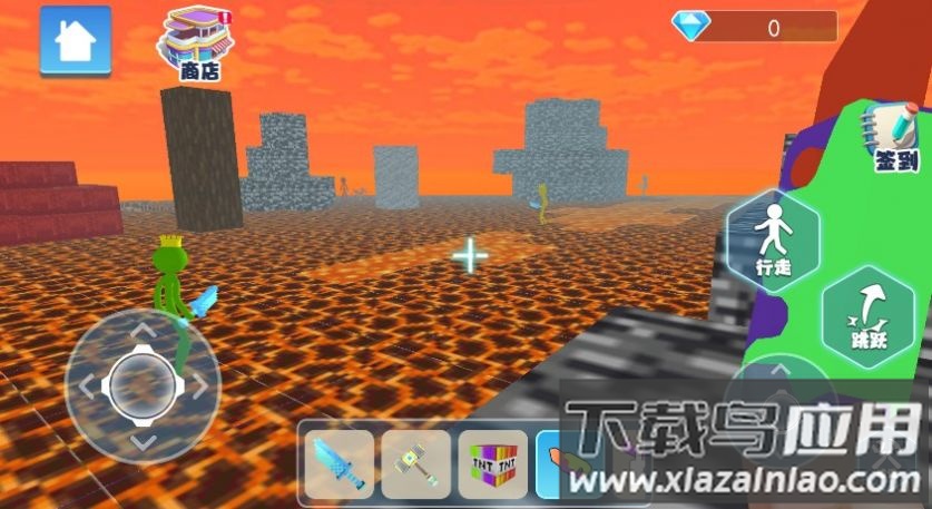 火柴人VS沙盒世界游戏最新版截图1