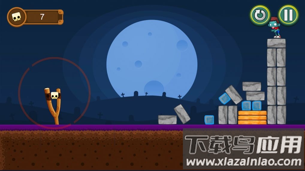 愤怒的投掷手游戏(Angry Zombies throw)最新版截图1