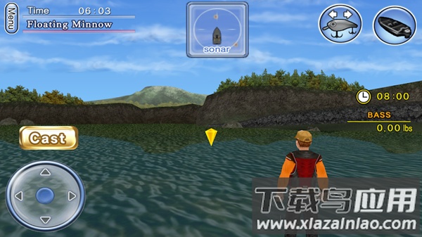 俄罗斯钓鱼模拟器Bass Fishing 3D on the Boat Free最新版截图2