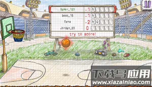 涂鸦篮球2官方版(Doodle Basketball 2)截图3