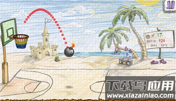 涂鸦篮球2官方版(Doodle Basketball 2)截图4