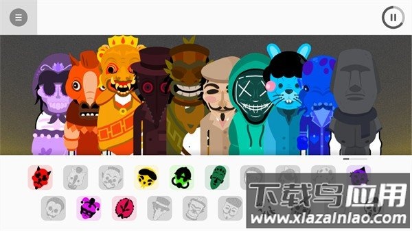 音乐盒子古怪面具模组下载(Incredibox - The Masks)最新版截图2